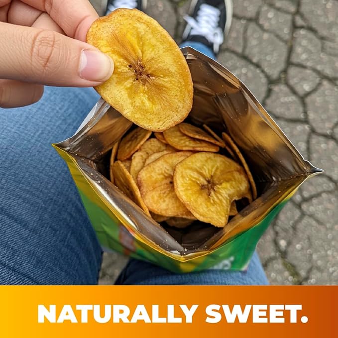 Gembos Sweet Maduritos Plantain Chips - Deliciously Sweet Plantains Snack, Perfect for Vegan Snack Lovers, Ideal for Groceries and Healthy Snack Foods, Tasty Platanitos Chips, 5.29 Oz, 12-Pack