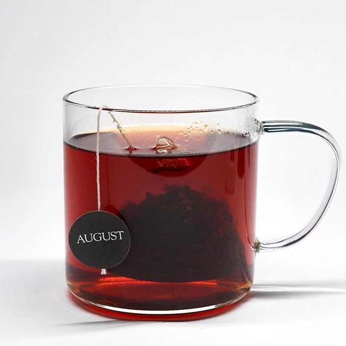 August Uncommon Low Country Bourbon Sugar Black Tea ??Vegan, Non-GMO Loose Tea Leaves ??Energize Your Day with Southern Wild Flavor in a Convenient Can with 15 Plastic-Free Bags