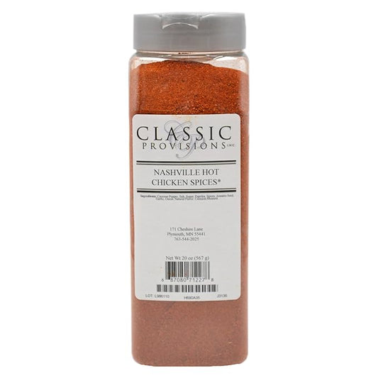 Classic Provisions Spices, Nashville Hot Chicken Spice, 20 Ounce