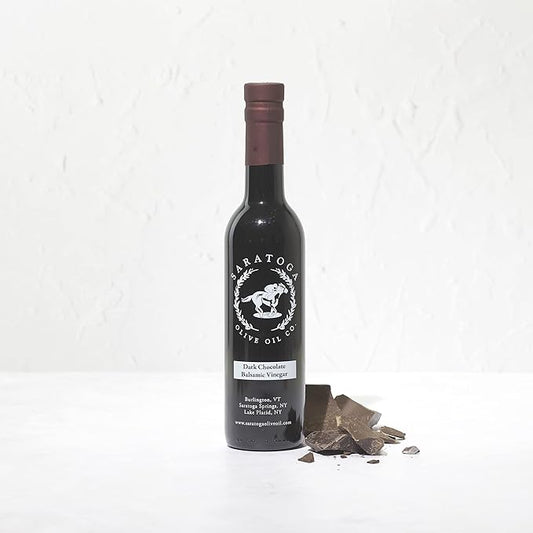 Saratoga Olive Oil Company Dark Chocolate Dark Balsamic Vinegar 375ml (12.7oz)