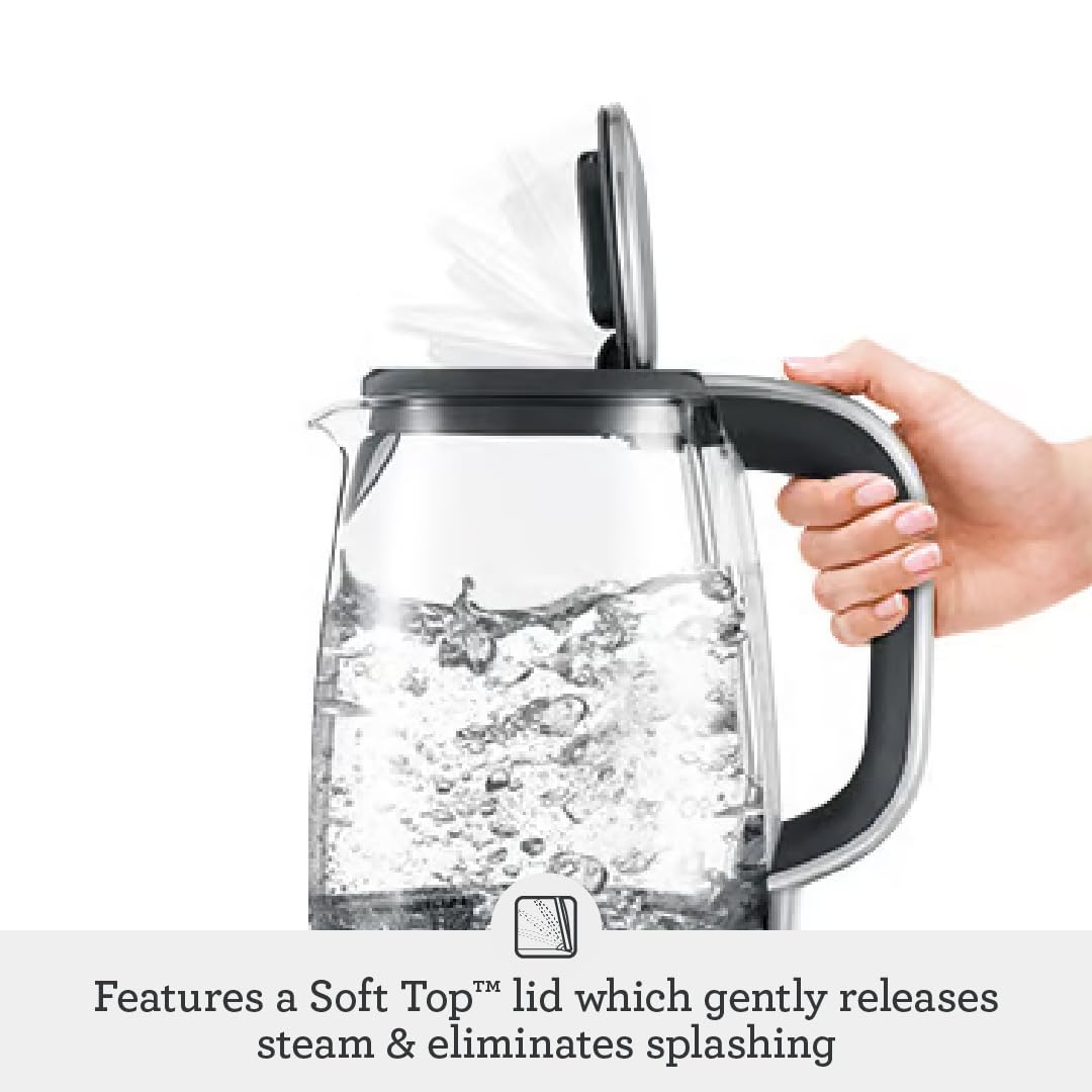 Breville BKE595XL Crystal Clear Kettle, Brushed Stainless Steel