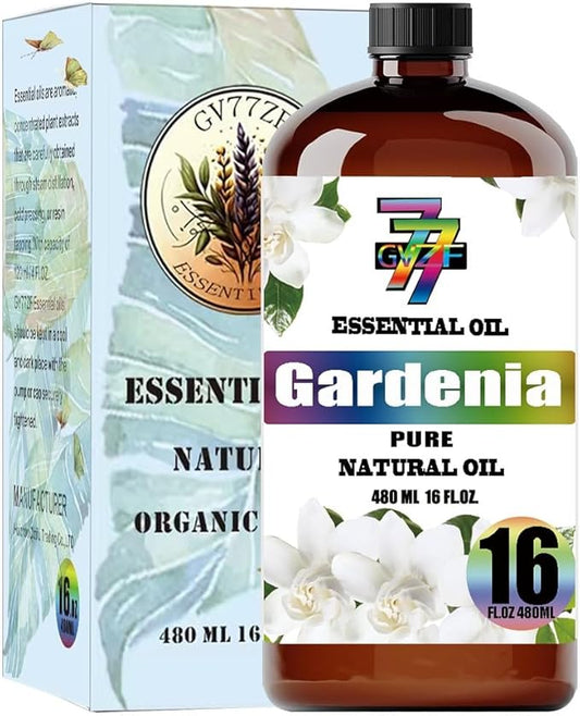 Gardenia Essential Oil (16 oz / 480 ml) ??Gardenia Oils for diffusers, humidifiers, Home Baths, Cleaning Products, Yoga, DIY Soaps and DIY Scented Candles