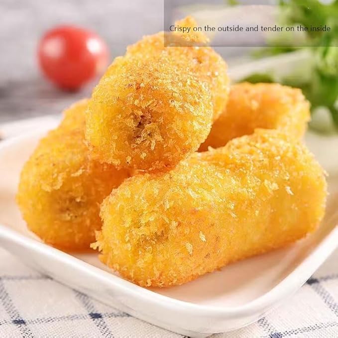 Bread Crumbs 7.05oz/200g,yellow bread crumbs plain for Breading, Frying, Baking 竊?Baked Pasta, Roasted Vegetables, Tonkatsu