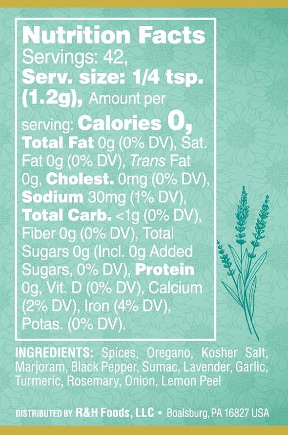 Grub Kicker Herbs de Provence Seasoning Blend - 1.8 oz. - Premium French Herb Mix with Oregano, Sumac, Garlic, Rosemary & Specialty Spices - Unique Premium Blend of Provincial Herbes & Spices