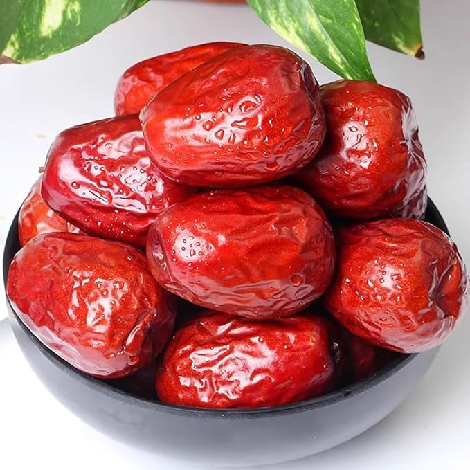 1.1lb Red Dates, Jujube Fruit, Dry Dates, Jujube Fruit竊똃ates Each 3-4.5cm In Size
