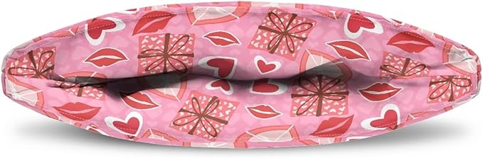 Hudotybom Heart Lips Tea Cozy for Teapot - Insulated Large Cover to Keep Warm - Machine Washable Coffee Pot Cloth Cover - Valentine's Day Decorations