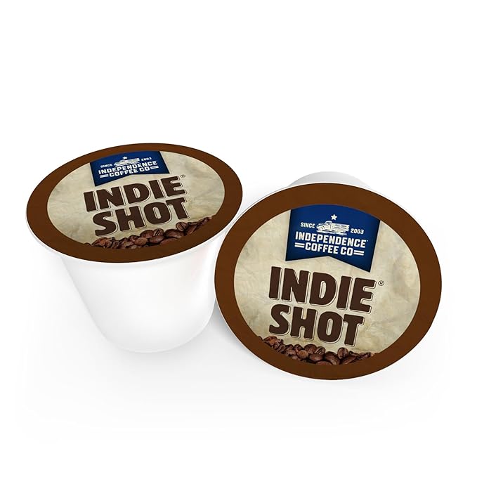 Independence Coffee Co. Earlywine Breakfast Blend, Medium/Dark Roast, Single Serve Coffee K Cup Pods, 12 Count