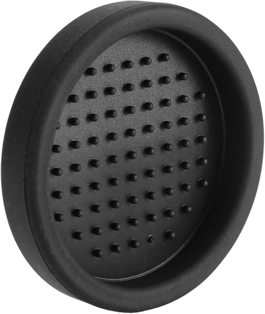 Tamper Mat, Mini Silicone Countertop Espresso Tamping Mat, Cup Mat, Barista Tools, Espresso Accessories, Round, Black