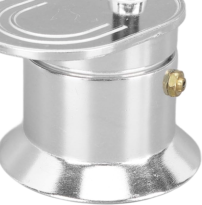 Topyond Moka Pot, Single Tube 1 Cup Espresso Maker, Aluminum Spout, Quick Brewing, Portable for Outdoor Camping and Travel, Italian Style Coffee