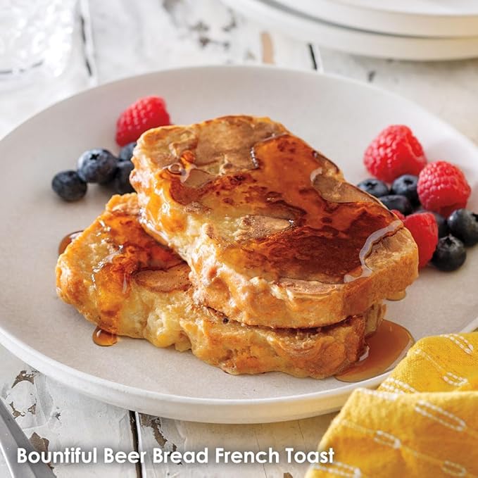 Tastefully Simple Bountiful Beer Bread Mix - Incredibly Easy to Make Artisan Bread, Just Add Beer or Soda! - No Bread Machine Needed - Nothing Artificial - 3 x 19 oz