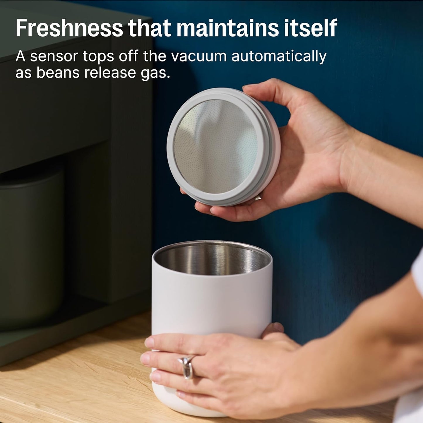 Fellow Atmos Electric Vacuum Canister & Storage Container - Airtight Coffee & Food Storage