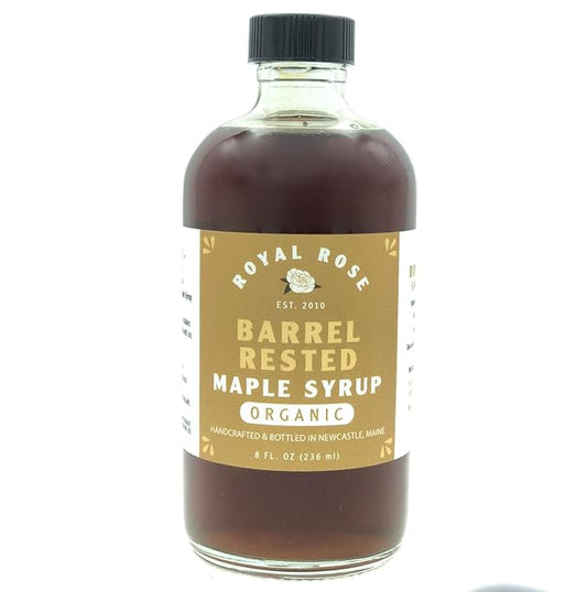 Royal Rose, Barrel Rested Organic Maine Maple Syrup (8oz)
