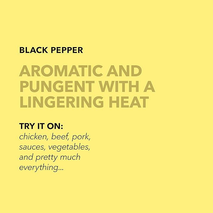Spiceology - 18 Mesh Ground Black Pepper - Semi-Coarse - For Use On: Beef, Pork, Chicken, Fish, Game or Vegetables - Bulk Pepper Spices and Seasonings for Home Cooks, Chefs, and Professional Kitchens - 16 oz