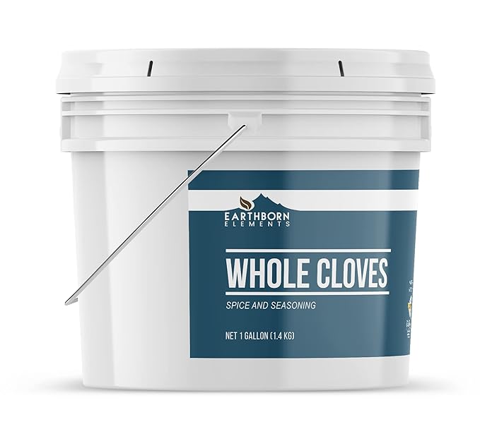 Earthborn Elements Whole Cloves, 1 Gallon Bucket, Warm Flavor, Aromatic Spice