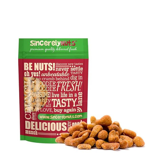 Sincerely Nuts ??Honey Roasted Cashews | One Lb. Bag | Deluxe Kosher Snack Food | Healthy Source of Protein & Nutritional Content | Gourmet Quality Cashew Nut