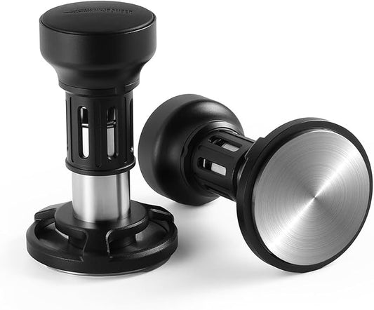 MHW-3BOMBER Espresso Tamper, 58mm-Spring-Loaded Coffee Tamper with Sound Feedback, Barista 58mm Tamper for Breville, Tamper for Espresso Machine, Flat Base YU Series, T6162F-OS