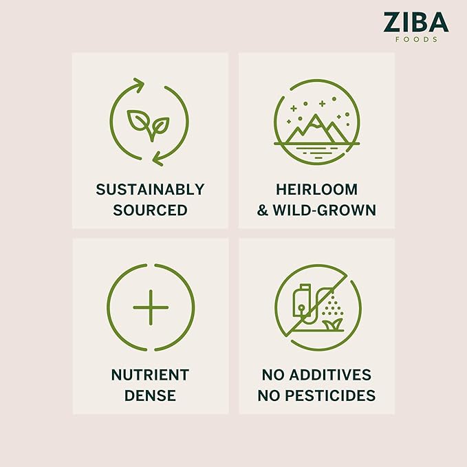 Ziba Foods Heirloom Shakhurbai Almonds | Salted & Dry Roasted Almonds | Non-GMO, Vegan, Gluten Free Whole Almond Nuts | Heirloom, Warm & Nutty | Healthy, Delicious Almond Snacks, Pack of 6