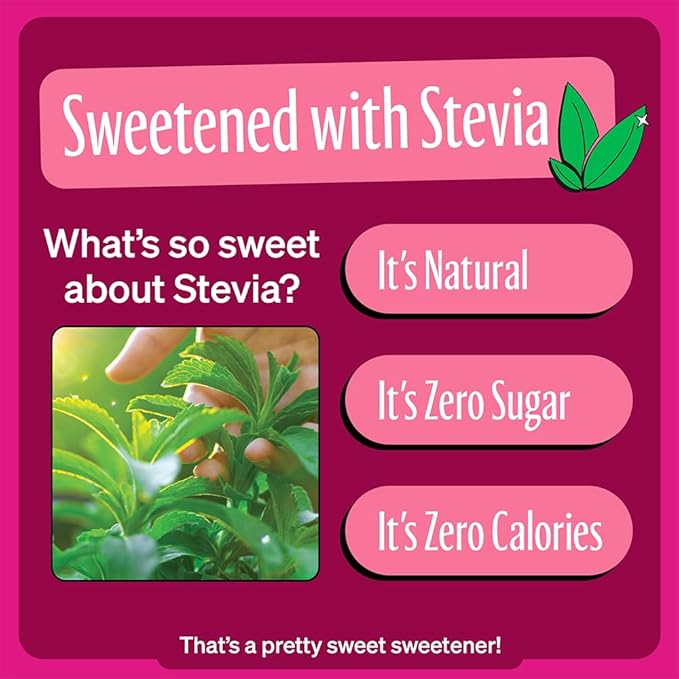 Zevia Zero Sugar Soda, Cran-Raspberry, 12 oz Cans (24-Pack) ??Naturally Sweetened, Non-GMO Project Verified, Gluten-Free, Vegan