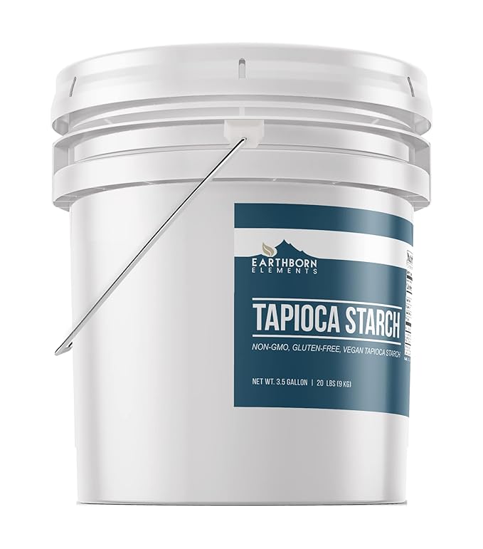 Earthborn Elements Tapioca Starch (3.5 Gallon) Resealable Bucket, Thickener