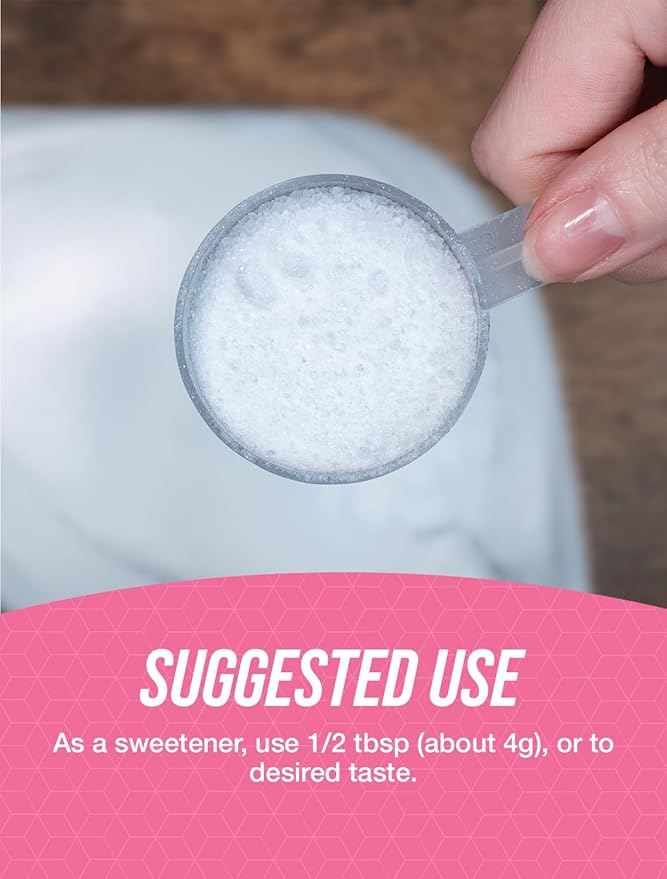 BulkSupplements.com Erythritol Powder - Erythritol Sweetener. Sugar Substitute - Zero Calorie Sweetener, Granular & Gluten Free, 4g of per Serving, 250g (8.8 oz) (Pack of 1)