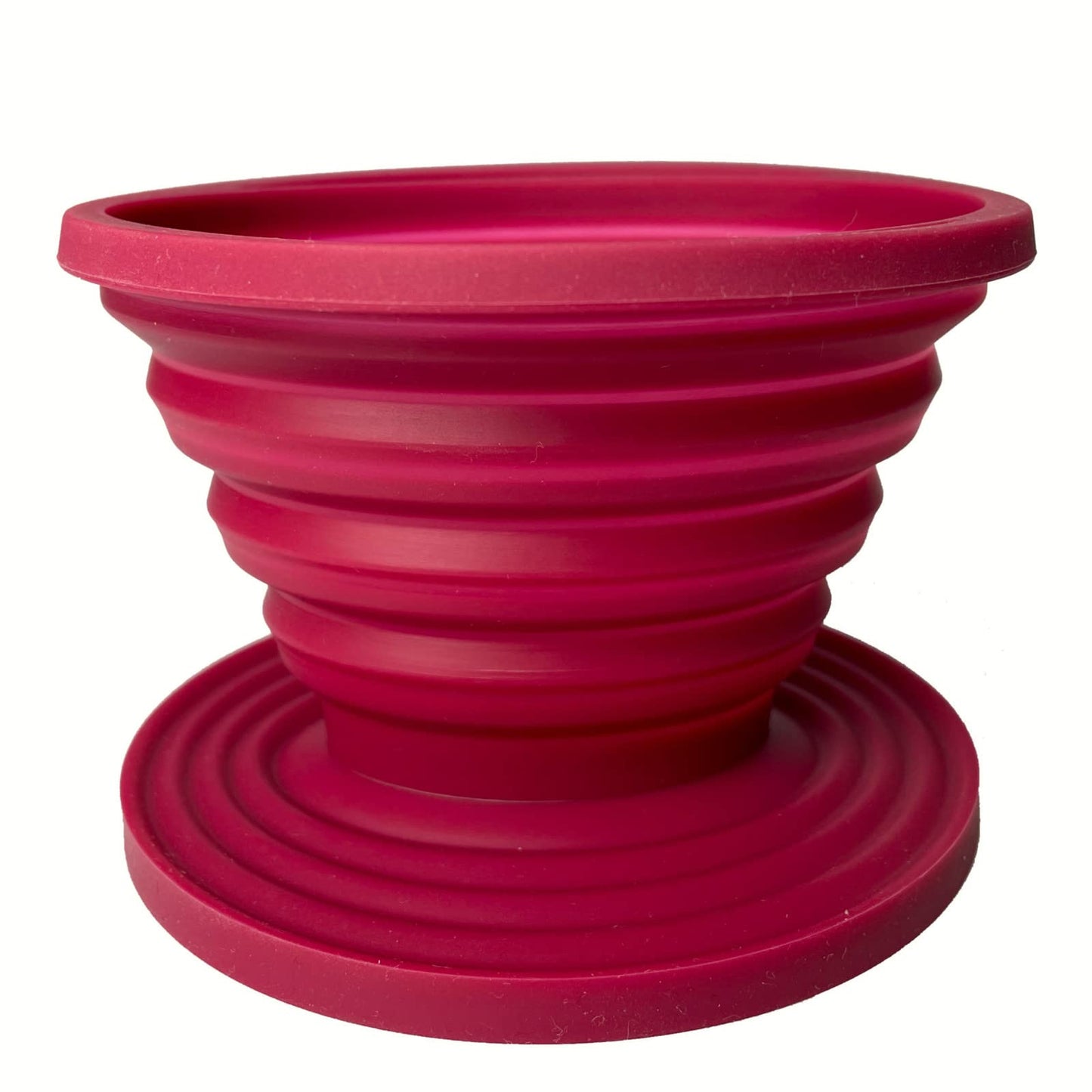 Attsky Collapsible Pour Over Coffee Dripper for Camping, 2-Pack, Red