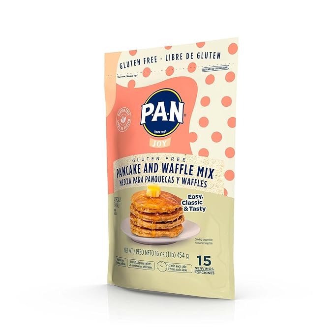 P.A.N Pancake and Waffle Mix ??Gluten Free 1 lb. (Pack of 2)