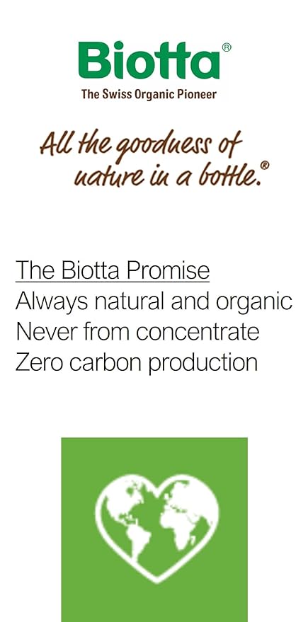 Biotta Organic Breuss Vegetable Juice - 100% Vegetable Juice for Energy, Immunity & Wellness - Excellent Source of Nutrients - All Natural, Non-GMO, Gluten-Free (16.9 Fl Oz, Pack of 6)