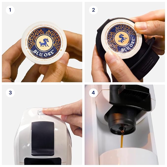Blu Ore Premium Vietnamese Coffee Pods - Dark Roast - Recyclable Single Serve K-Cup Compatible (24 Count) - 100% Arabica Coffee, No Preservatives or Artificial Flavor