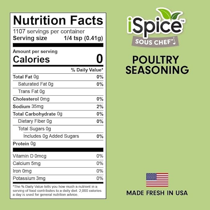 iSpice - Poultry Seasoning 4.9oz (138g)