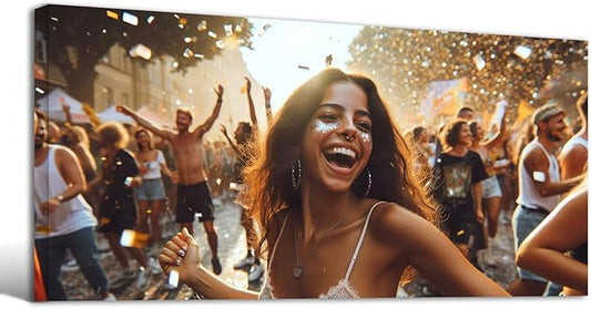 Personalized Custom Canvas Prints, Photo on Canvas Transform Your Photos into Stunning Framed Wall Art-Digitally Printed Photo to Canvas - Ideal for Home Decor, Gifts (32L?쐘16W" 80x40cm)