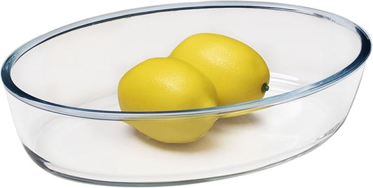 1.6L Glass Baking Dish for Oven, Borosilicate Glass Casserole Dish, Oven Safe Glass Baking Pan