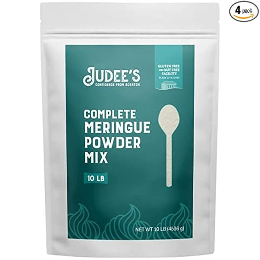Judee's Gluten Free Meringue Powder Mix 40lb - No Preservatives, Non-GMO Gluten-Free & Nut-Free - Made in USA - Make Meringue Cookies, Pies, Frosting, and Royal Icing
