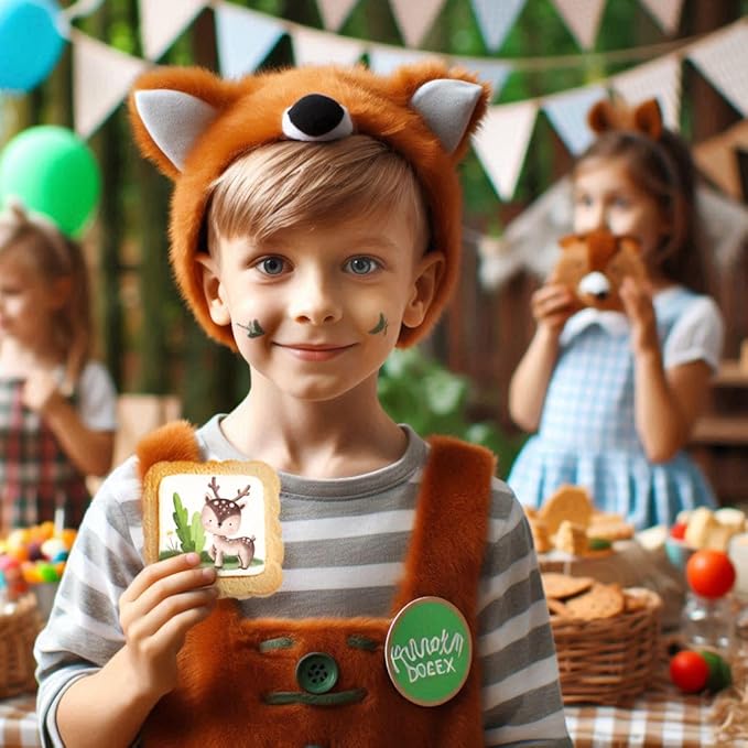 Woodland Cookies Baby Shower Birthday Themed | Individually Wrapped | Party Favors | 24 Pack Bulk | Forest Animals