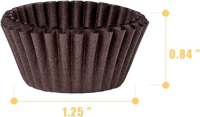 qiqee 600 Count Mini Cupcake Liners Coffee Muffin Liners Food Grade Baking Cups Paper No Smells竊늆mall Sizeç«?"<div>