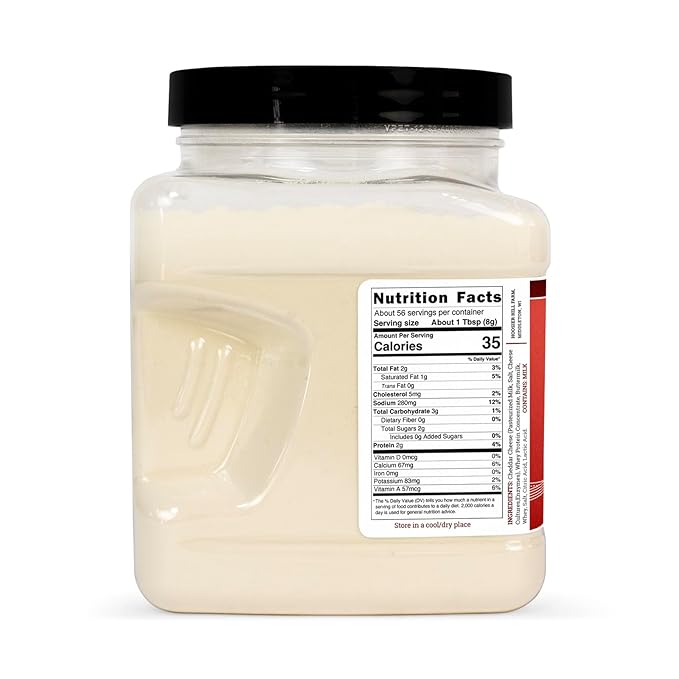 Hoosier Hill Farm White Cheddar Cheese Powder, 1LB (Pack of 1)