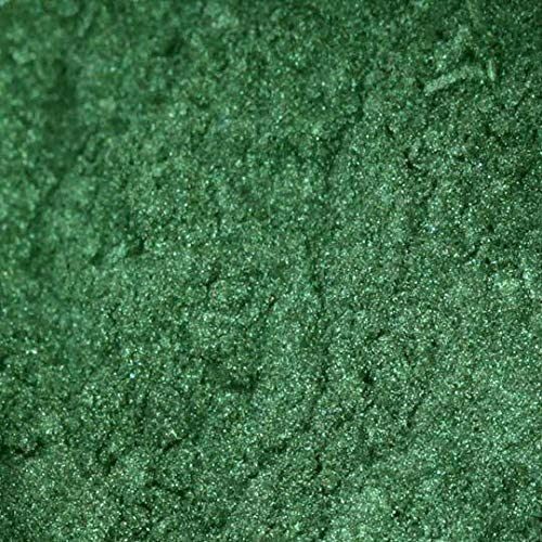 Luster Dust - Christmas Green (4g 1x Jar) | Edible Vegan Dust & Paint for Cake Decorating, Ice Cream, Desserts, Cocktails and Beverages by Bakell