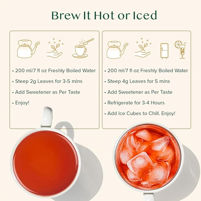 VAHDAM, Cinnamon Masala Chai Tea (50+ Cups,3.53oz) Ancient Cinnamon Tea Recipe | Spiced Chai Tea Loose Leaf | Brew Hot Black, Iced Or Chai Latte | Pure Unblended Loose Leaf Tea | Vacuum Sealed