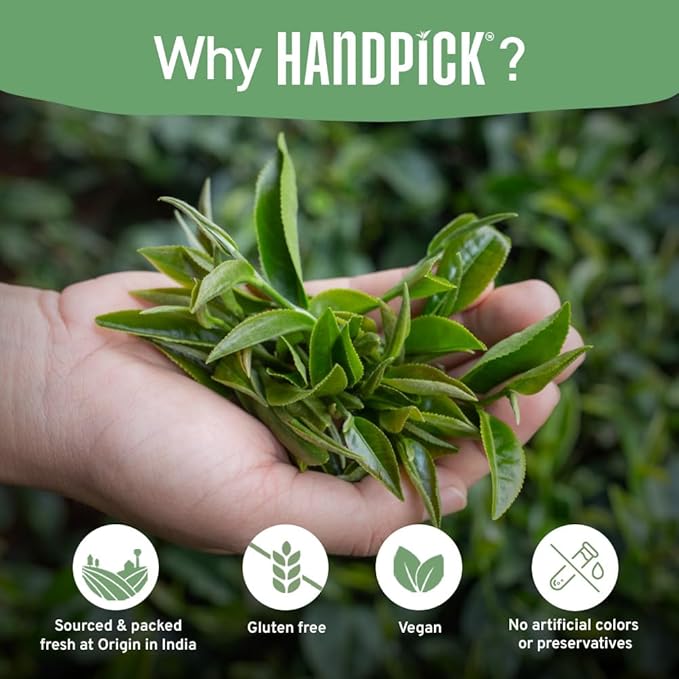 HANDPICK, Premium Chai Tea Loose Leaf (340g/12oz) | Blend Of Black Tea - Masala Chai Tea With Cinnamon, Cardamom, Cloves & Black Pepper | Resealable Ziplock Pouch