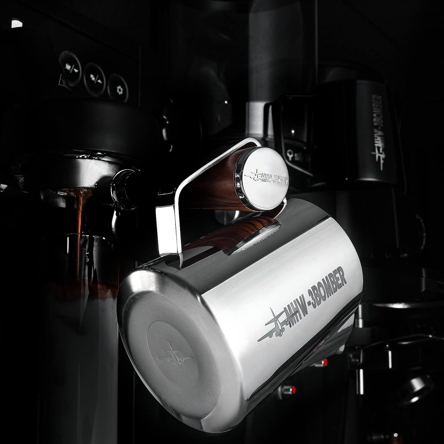 MHW-3BOMBER Espresso Steaming Pitcher Milk Frothing Pitcher Stainless Steel Milk Coffee Cappuccino