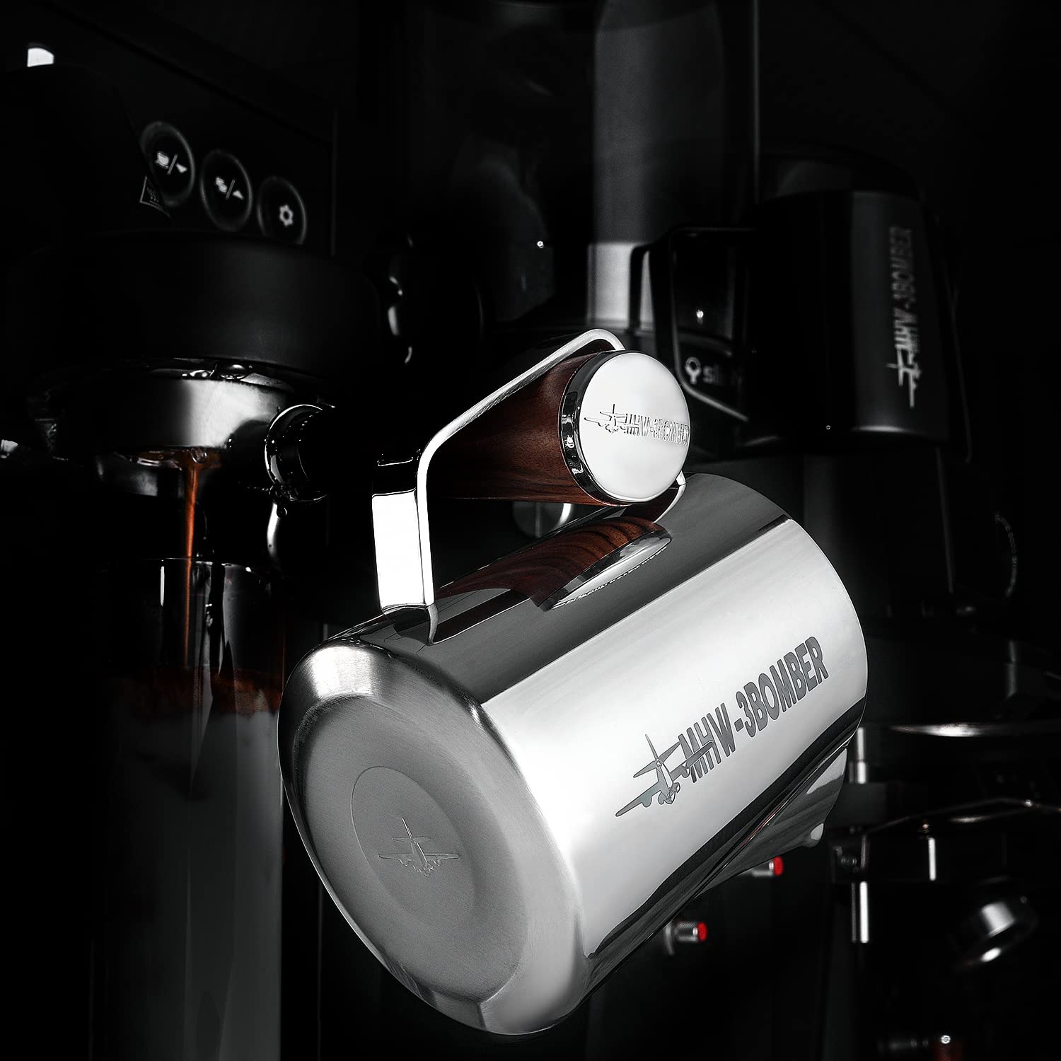 MHW-3BOMBER Espresso Steaming Pitcher Milk Frothing Pitcher Stainless Steel Milk Coffee Cappuccino