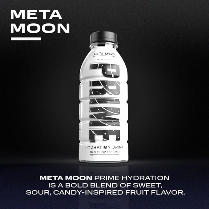 PRIME Hydration META MOON | Sports Drinks | Electrolyte Enhanced for Ultimate Hydration | 250mg