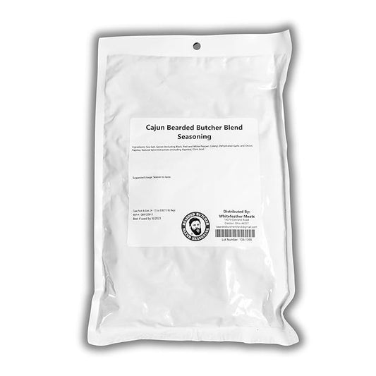 Bearded Butchers Cajun Seasoning, 13oz - Season 25 lbs of Meat, No MSG, Gluten-Free, Bold Pepper Flavor for Sausage, Brats, Jerky & More