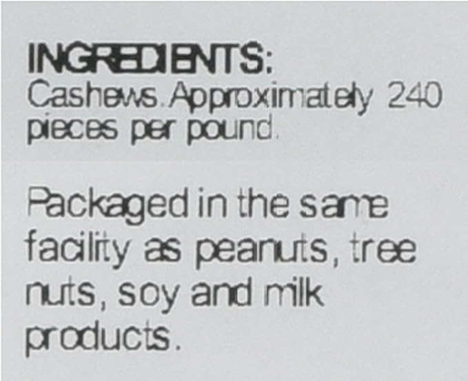 Sincerely Nuts - Raw Cashews Whole and Unsalted | Healthy Snack, Source of Protein | Keto and Paleo Friendly Gourmet Quality Vegan | Cashew Nuts 5(LB) Bag