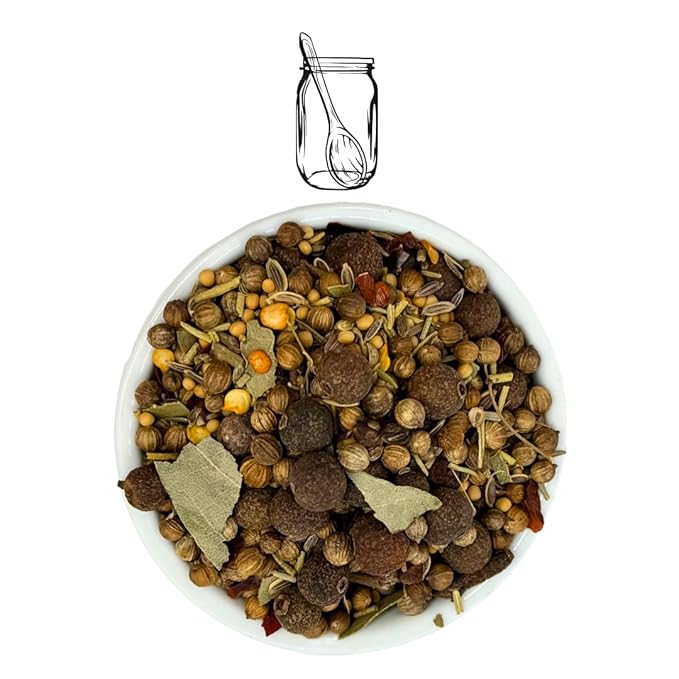 Spice Canners by Raw Essentials Original Pickling Spice ??Bold, Zesty Blend for Homemade Pickles & Brines ??Ideal for Cucumbers, Carrots & Green Beans ??Non-GMO, Gluten-Free, Vegan, Paleo ??14 oz