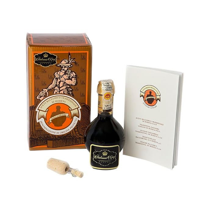 Balsamic Vinegar of Modena Traditional 25 year old DOP certified. Aceto Balsamico Tradizionale Extra Vecchio from Villa Ronzan The Balsamic Guy.