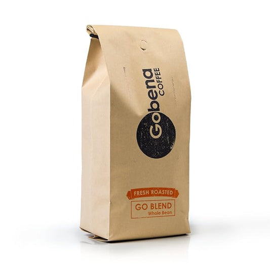 Gobena 2lb Go-Blend Whole Bean Dark Roast 100% Arabica Specialty Coffee, 32 oz, 2 lbs, Ground, Central, South American & African Blend