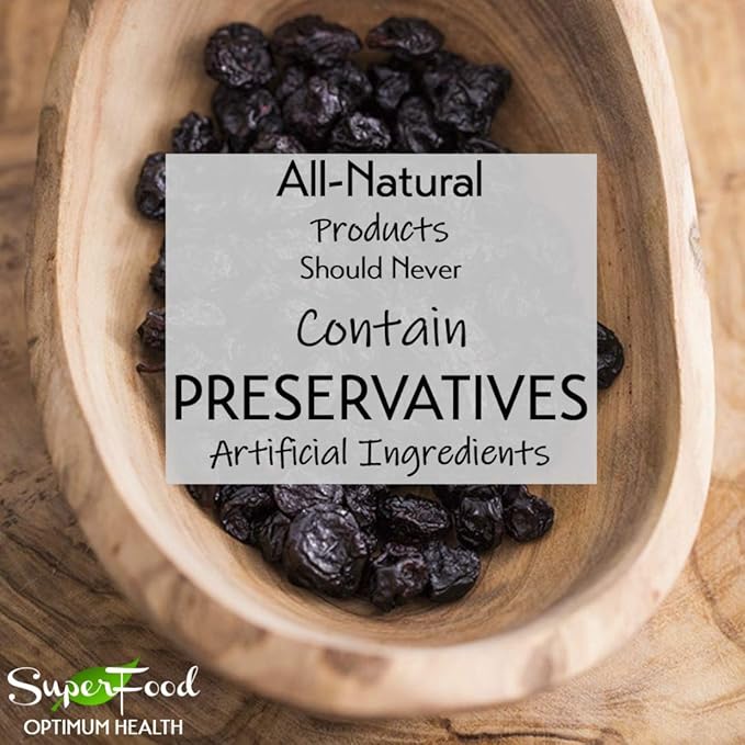 Gerbs Dried Blueberries 4 lbs. | Unsulfured, No Additives, Resealable Bag | Naturally Sweet & Tart | Top 14 Allergen-Free