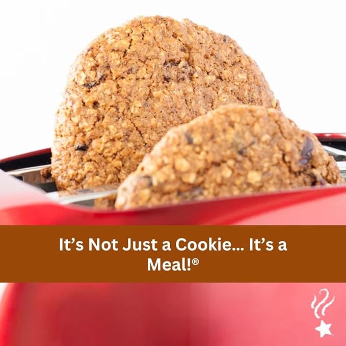 Erin Baker's Breakfast Cookies - Oatmeal Raisin, Whole Grain, Non-GMO, Naturally Sweetened, Healthy Snack - 3 oz, 12-Pack - 90010
