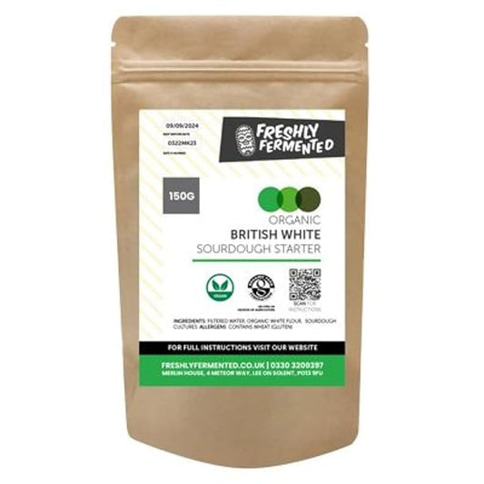 Freshly Fermented - Certifed Organic Freeze Dried Sourdough Starter - British White