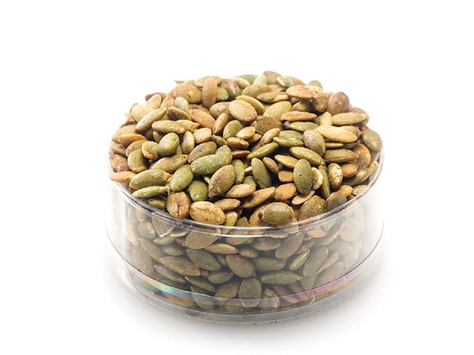 Dry Roasted Pepitas/Pumpkin Seeds Unsalted (5 Lbs.) - Oven Roasted in Small Batches for Added Freshness - Vegan & Keto Friendly - Farm Fresh Nuts Brand